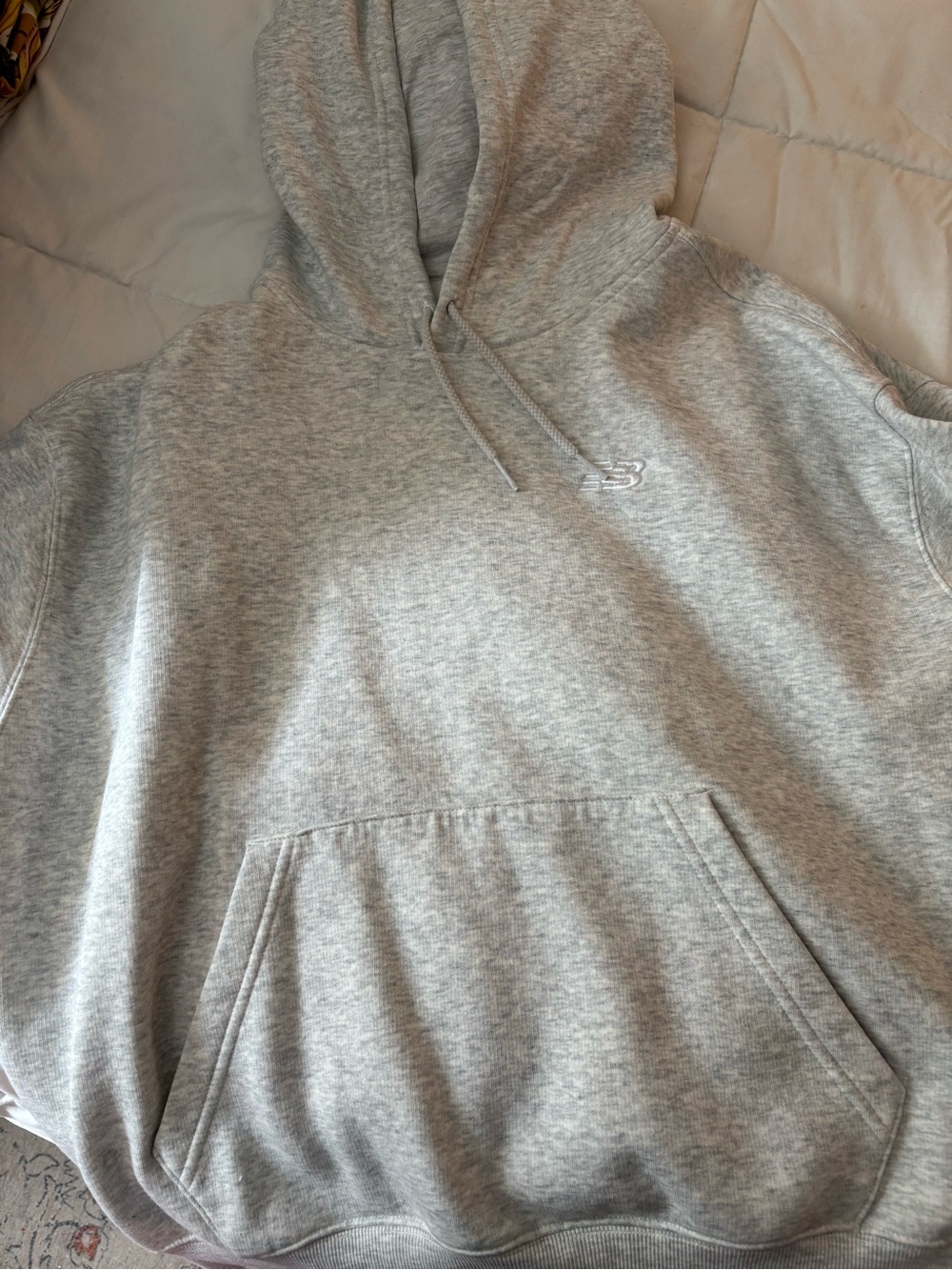New Balance Women’s Grey Hooded Sweatshirt